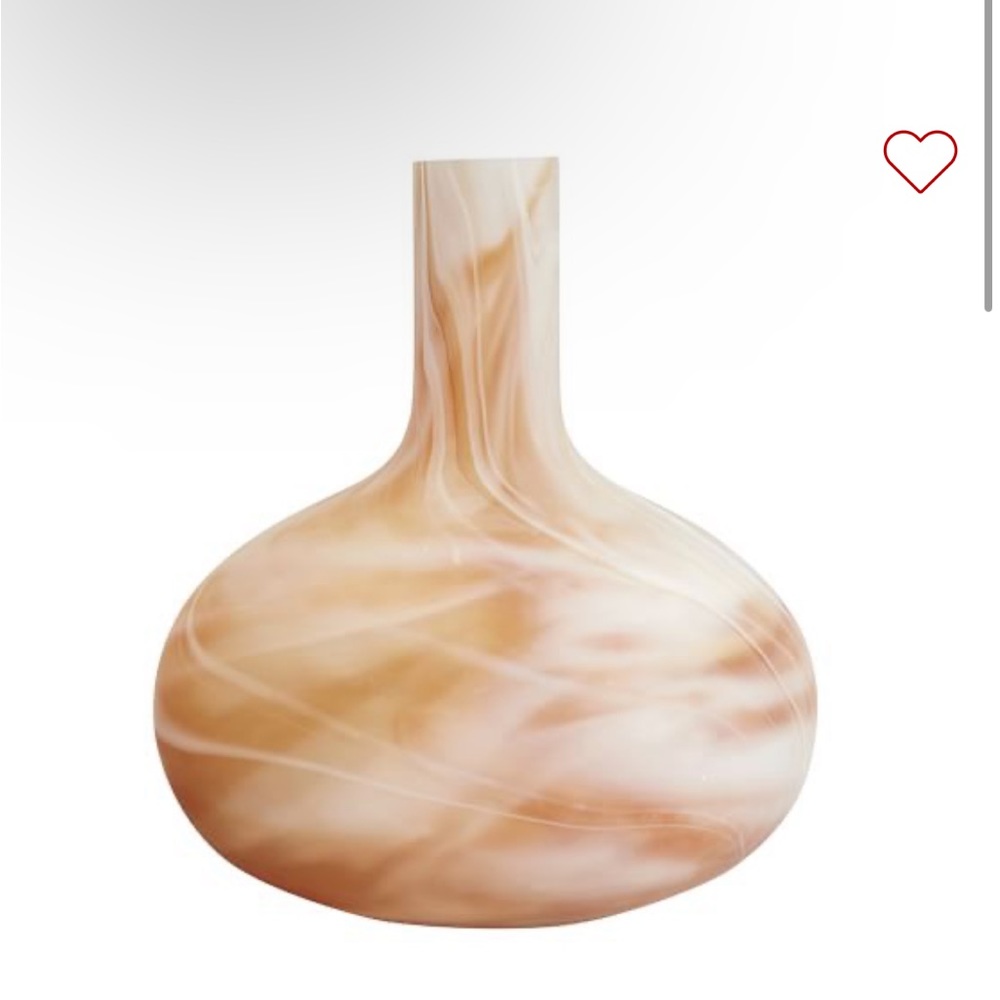 Pottery Barn marbled vase